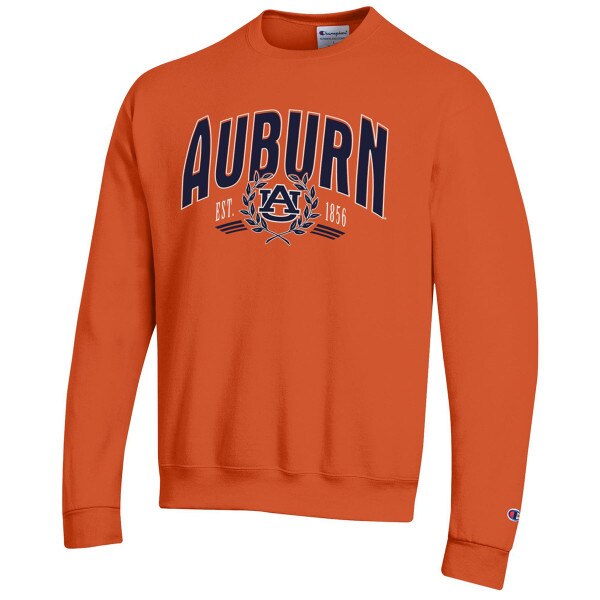 orange Auburn crewneck